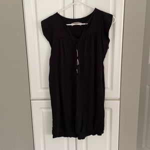 LOFT sun dress, black, size XS